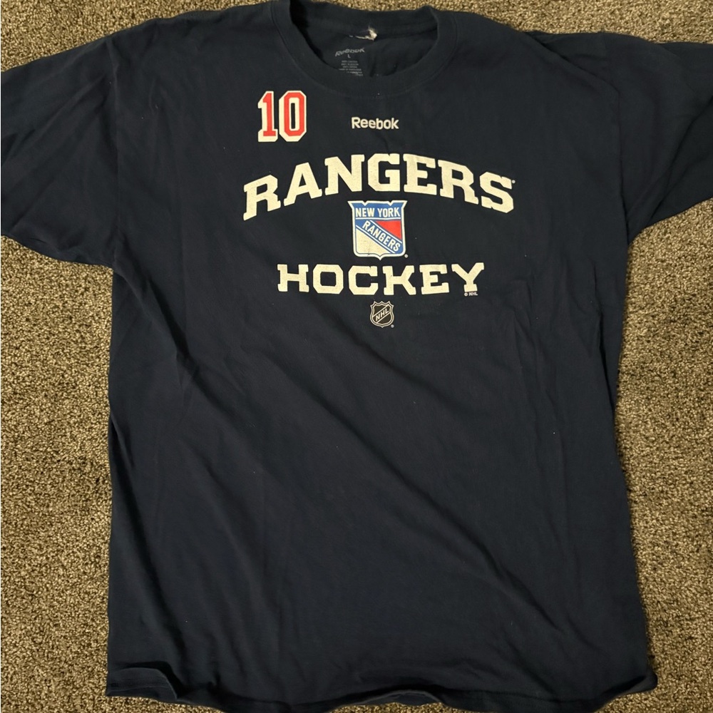 Reebok Rangers Hockey Tee - Dark Blue